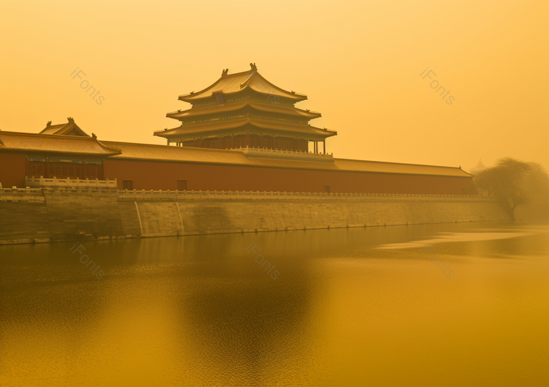 沙尘暴紫禁城故宫自然灾害背景图,高清,摄影图,摄影图片,图片大全,摄影图免费下载
